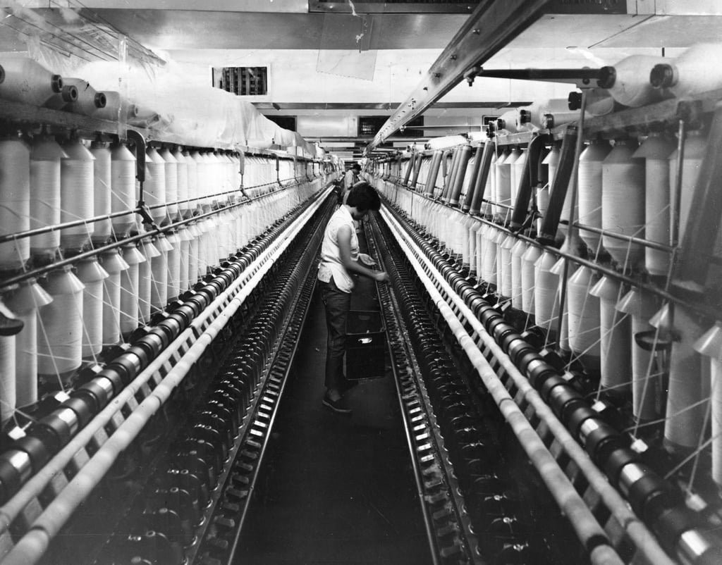 The Great Eastern Textiles factory in Kwun Tong, in 1968. Photo: SCMP Archives