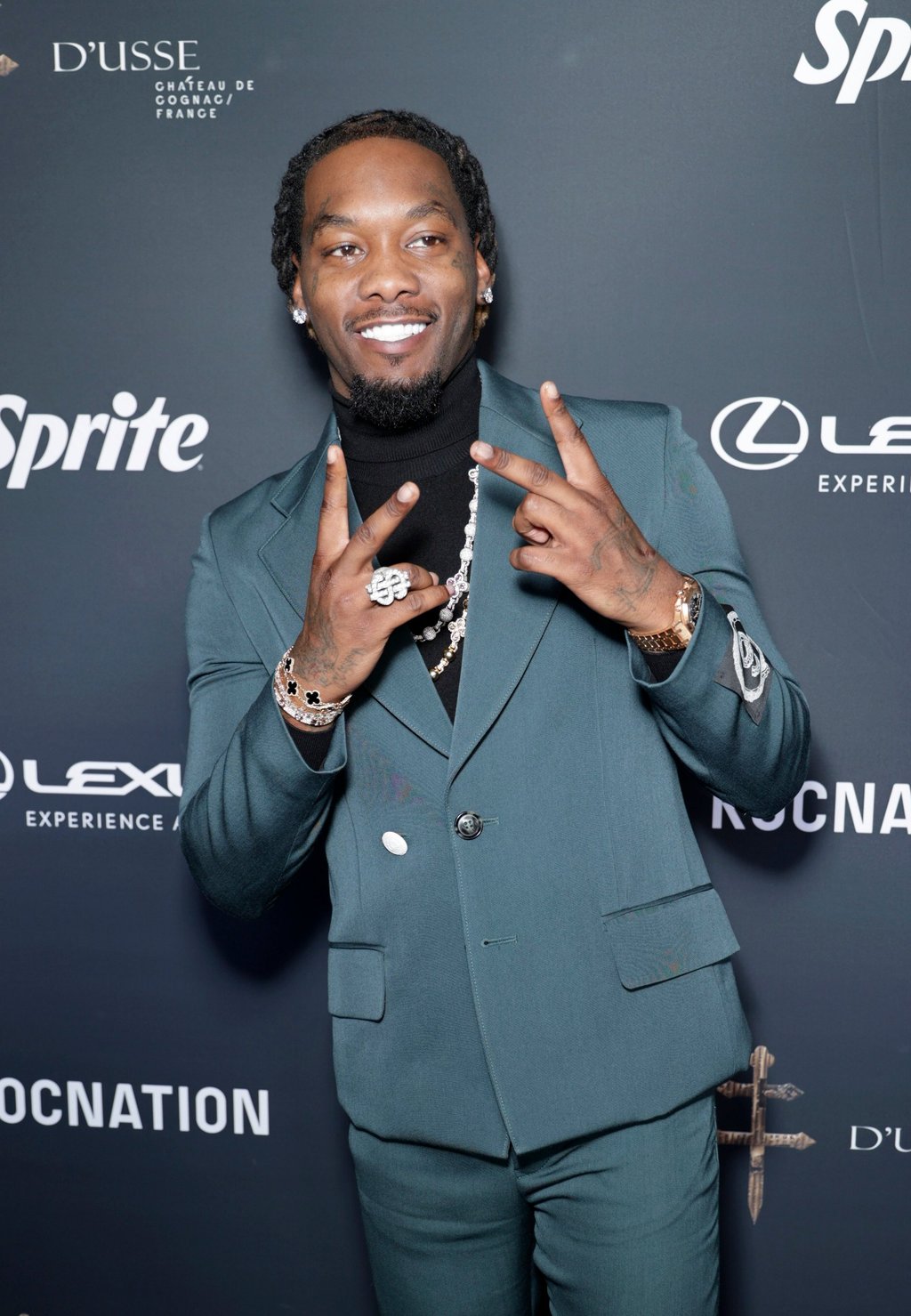 Offset attends the Roc Nation Brunch in Bel Air, in February 2023. Photo: Getty Images for Roc Nation