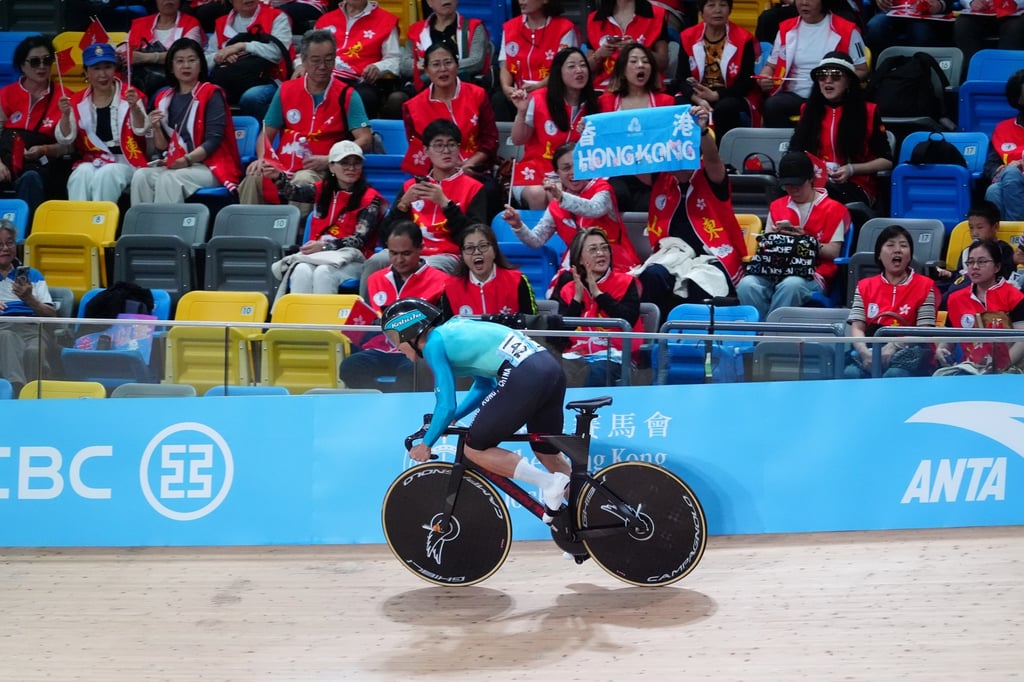 Hong Kong’s To Cheuk-Hei takes part in the men’s sprint. Photo: Elson Li
