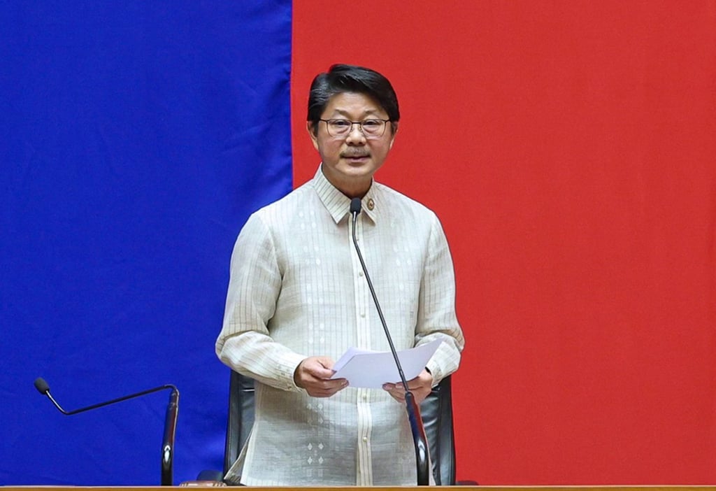 Faustino “Bojie” Dy III, the new speaker of the Philippine House of Representatives. Dy’s son and nephew sit with him in the House, while several relatives occupy elected positions in Isabela province. Photo: Handout Faustino “Bojie” Dy III, the new speaker of the Philippine House of Representatives. Dy’s son and nephew sit with him in the House, while several relatives occupy elected positions in Isabela province. Photo: Handout
