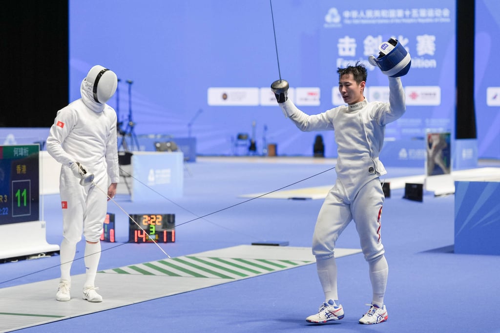 Cedric Ho is beaten by Shandong’s Xiu Yuhan in the second round. Photo: Eugene Lee Cedric Ho is beaten by Shandong’s Xiu Yuhan in the second round. Photo: Eugene Lee