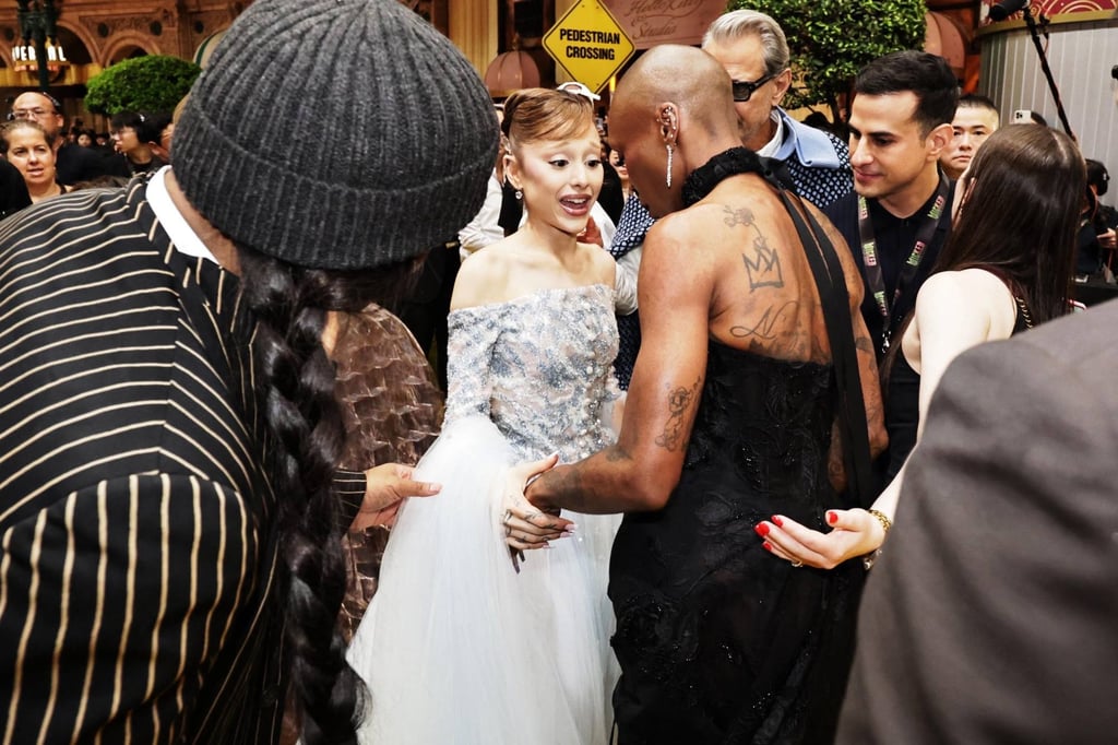 Ariana Grande (centre) and Cynthia Erivo (second from right) arrive at the premiere of their film “Wicked: For Good” in Singapore last week. Photo: AFP Ariana Grande (centre) and Cynthia Erivo (second from right) arrive at the premiere of their film “Wicked: For Good” in Singapore last week. Photo: AFP