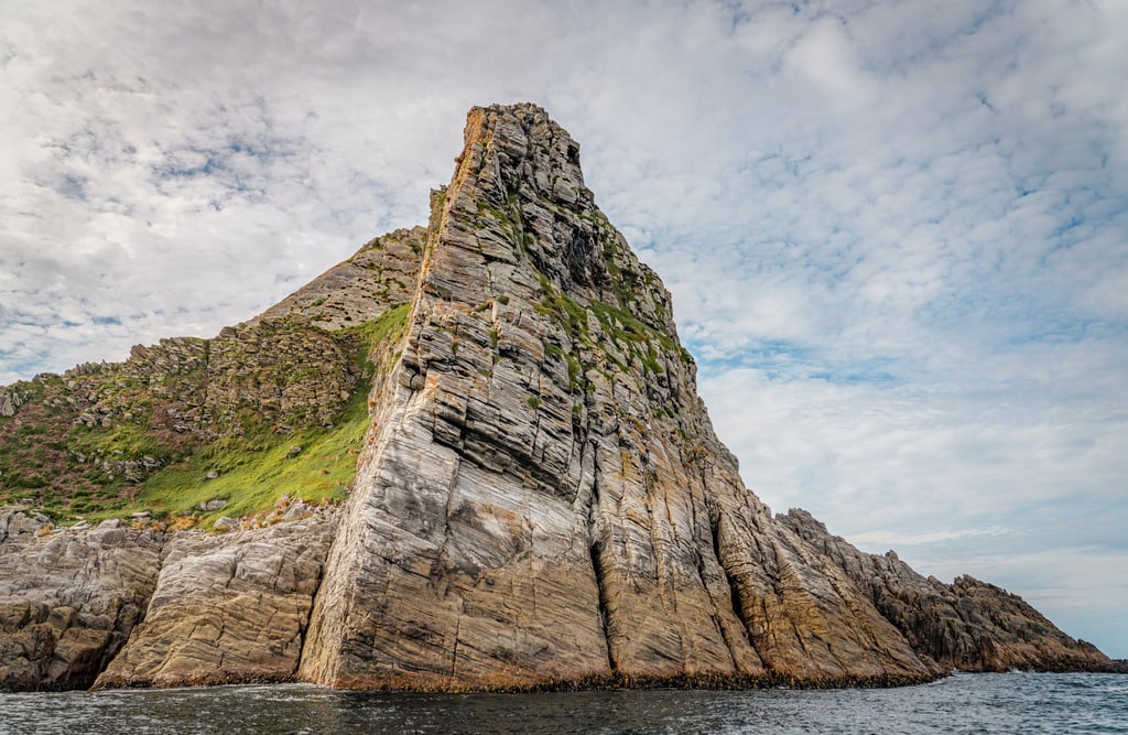 Quartzite islands dominate the entrance to Port Davey. Photo: Jimmy Emms