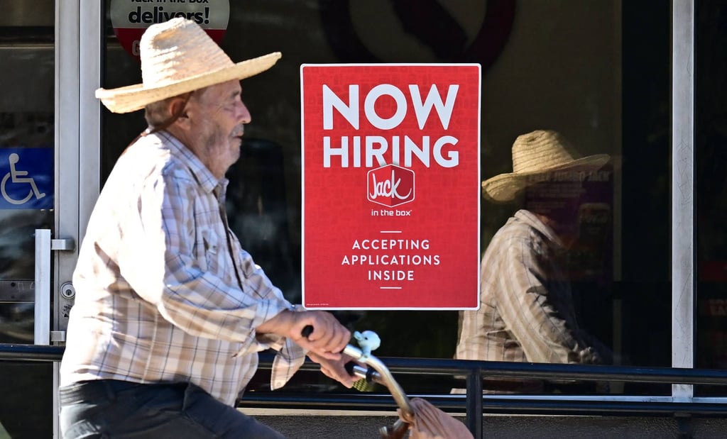 The US employment data for September is due on Thursday. Photo: AFP The US employment data for September is due on Thursday. Photo: AFP