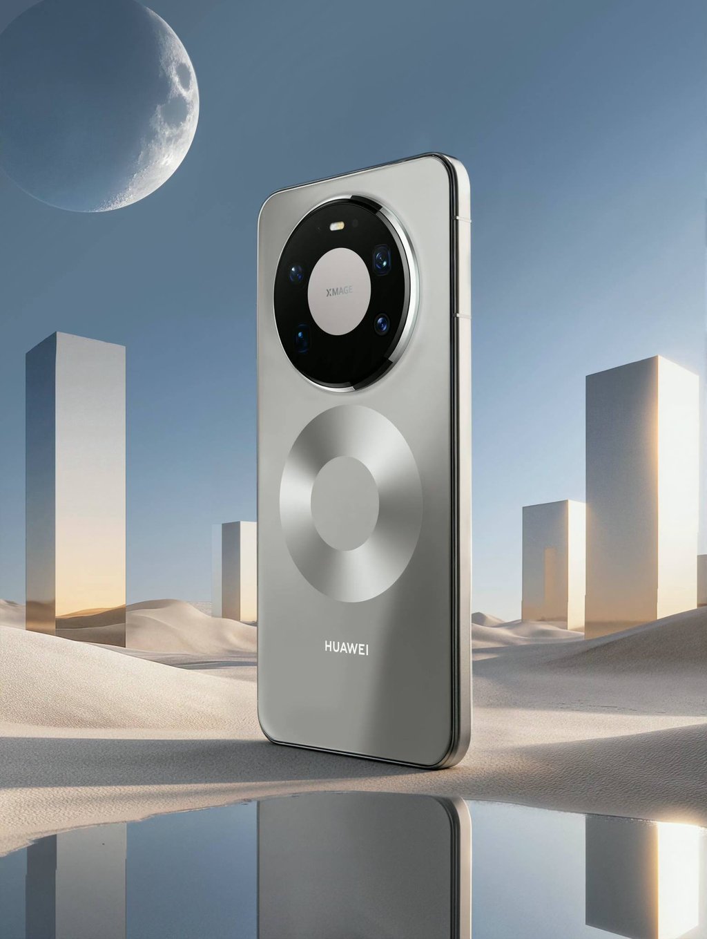 Huawei Technologies’ new polar silver Mate 80 Pro Max model. Photo: Handout Huawei Technologies’ new polar silver Mate 80 Pro Max model. Photo: Handout