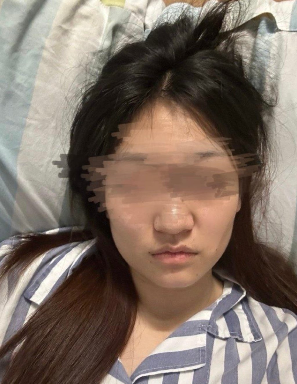 The 22-year-old Xu, above, was subjected to a sustained and terrifying attack in 2022. Photo: RedNote