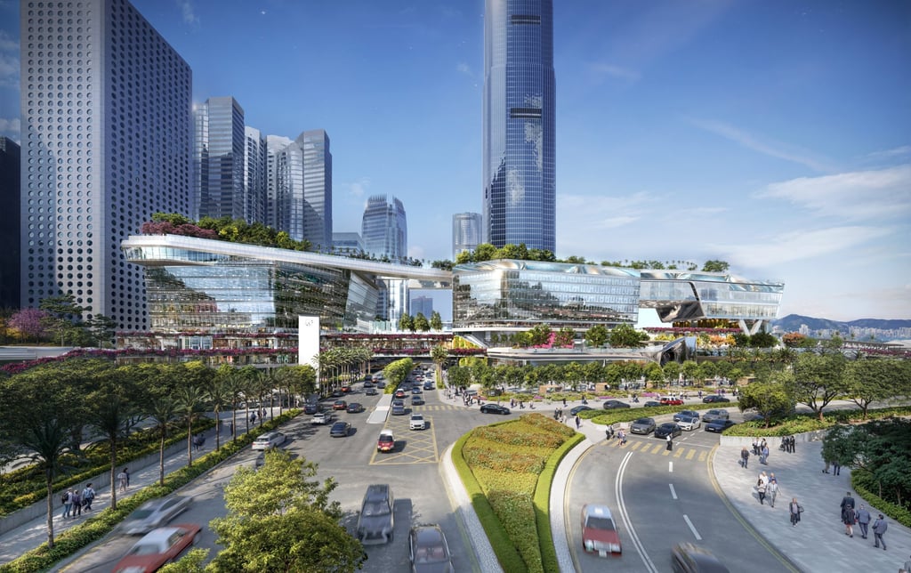 An artist’s Impression of Henderson Land’s Central Yards mixed-use development on the New Central Harbourfront. Photo: Handout
