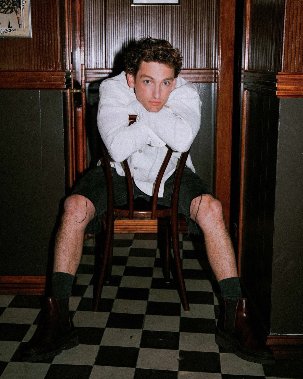 Laurie Davidson appears in Flaunt Magazine. Photo: @patrickdonovanstudios/Instagram