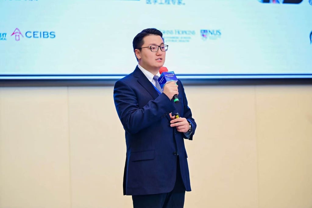 Harry Chen, co-founder of Singaporean start-up E3A Healthcare, says the company opened offices in Hong Kong and Qianhai in Shenzhen to “benefit from synergy between the two cities”. Harry Chen, co-founder of Singaporean start-up E3A Healthcare, says the company opened offices in Hong Kong and Qianhai in Shenzhen to “benefit from synergy between the two cities”.