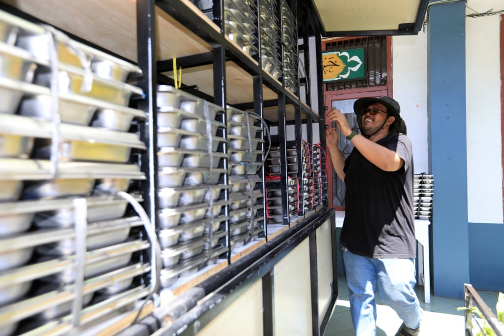 The free meals scheme aims to provide nutritious meals to more than 82 million Indonesian children, pregnant women and breastfeeding mothers. Photo: EPA The free meals scheme aims to provide nutritious meals to more than 82 million Indonesian children, pregnant women and breastfeeding mothers. Photo: EPA