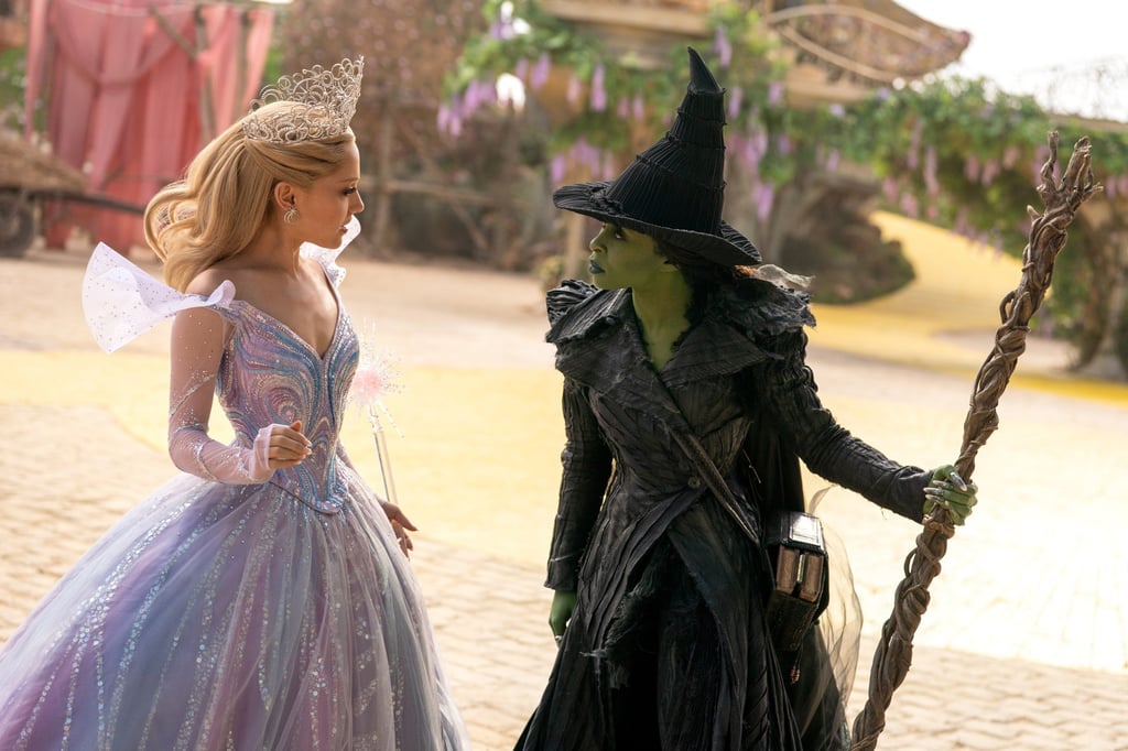 Ariana Grande (left) and Cynthia Erivo in a still from Wicked: For Good (category: I), directed by Jon M. Chu and co-starring Michelle Yeoh.