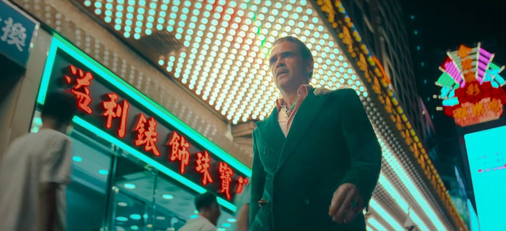 Colin Farrell as “Lord Doyle” in a still from Ballad of a Small Player. Photo: courtesy Netflix Colin Farrell as “Lord Doyle” in a still from Ballad of a Small Player. Photo: courtesy Netflix