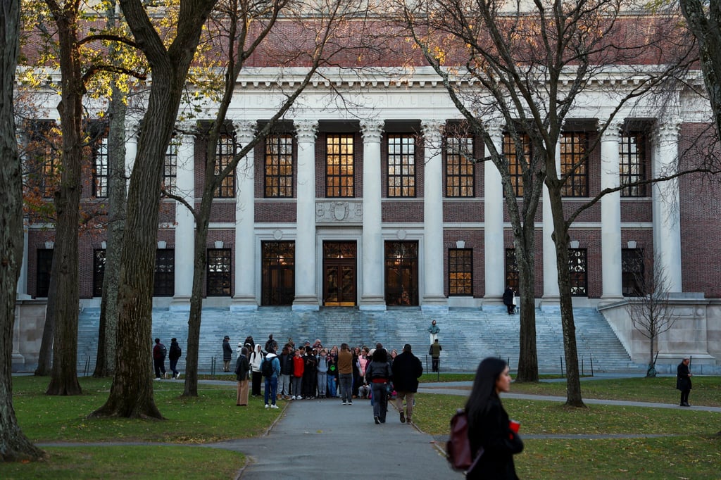 Widener Library at Harvard University. Photo: Reuters Widener Library at Harvard University. Photo: Reuters