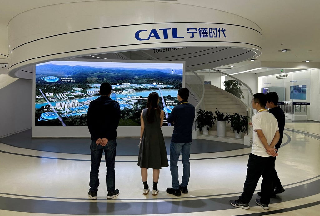 CATL’s stock is buoyed by its improved technological strength and accelerated overseas expansion. Photo: Reuters