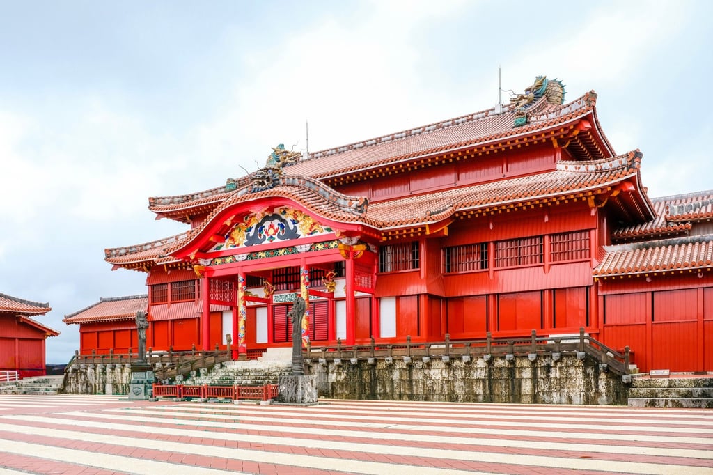 The main hall of Shuri Castle in Naha, Okinawa, which once belonged to the Ryukyu Kingdom. Photo: Shutterstock