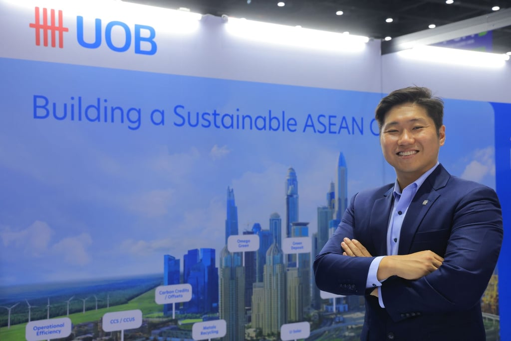 Chow Wong Yuen, chief sustainability officer of UOB Thailand, says the bank leads by example in embedding sustainability across its operations. Photo: UOB