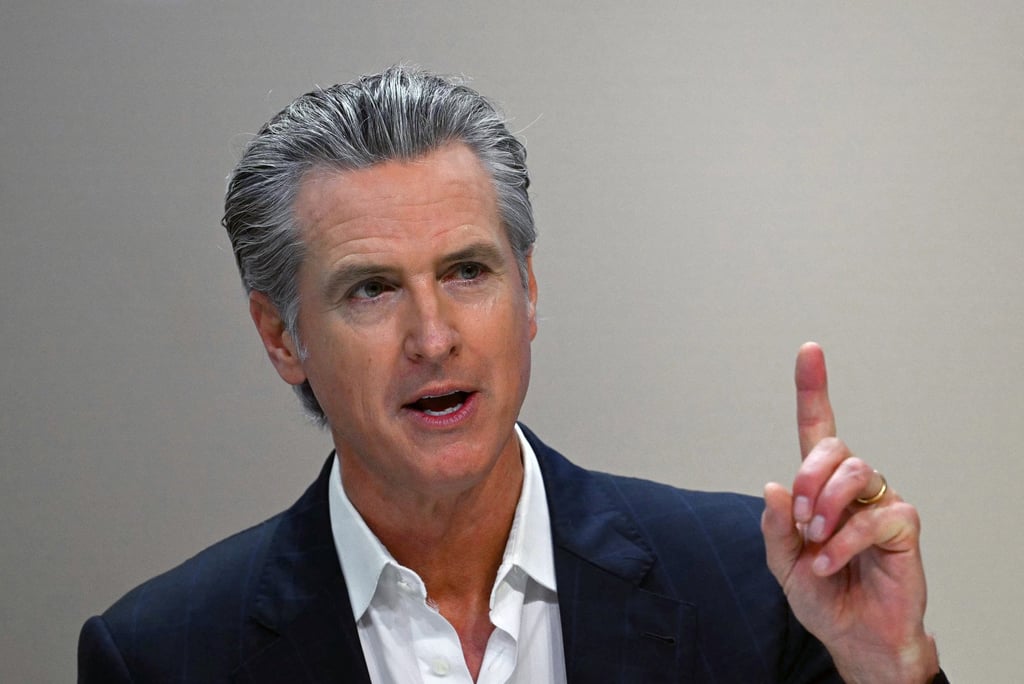 Governor of California Gavin Newsom. Photo: AFP