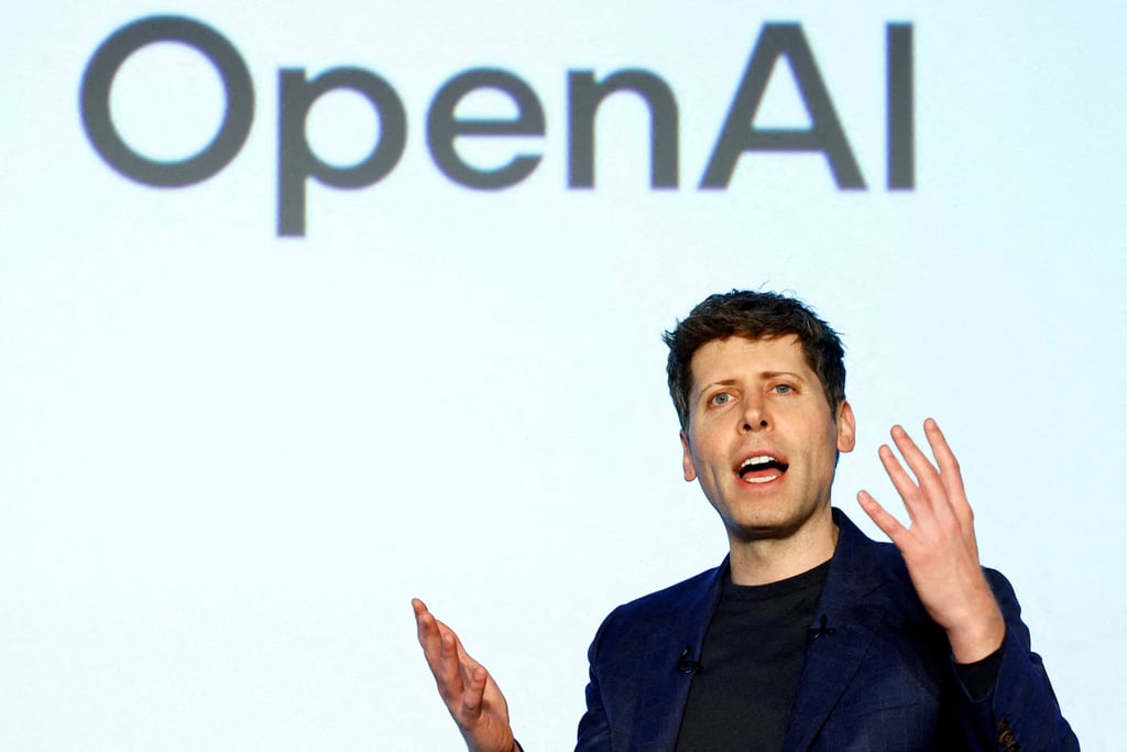 OpenAI CEO Sam Altman says demand for artificial intelligence infrastructure components is outpacing supply. Photo: Reuters