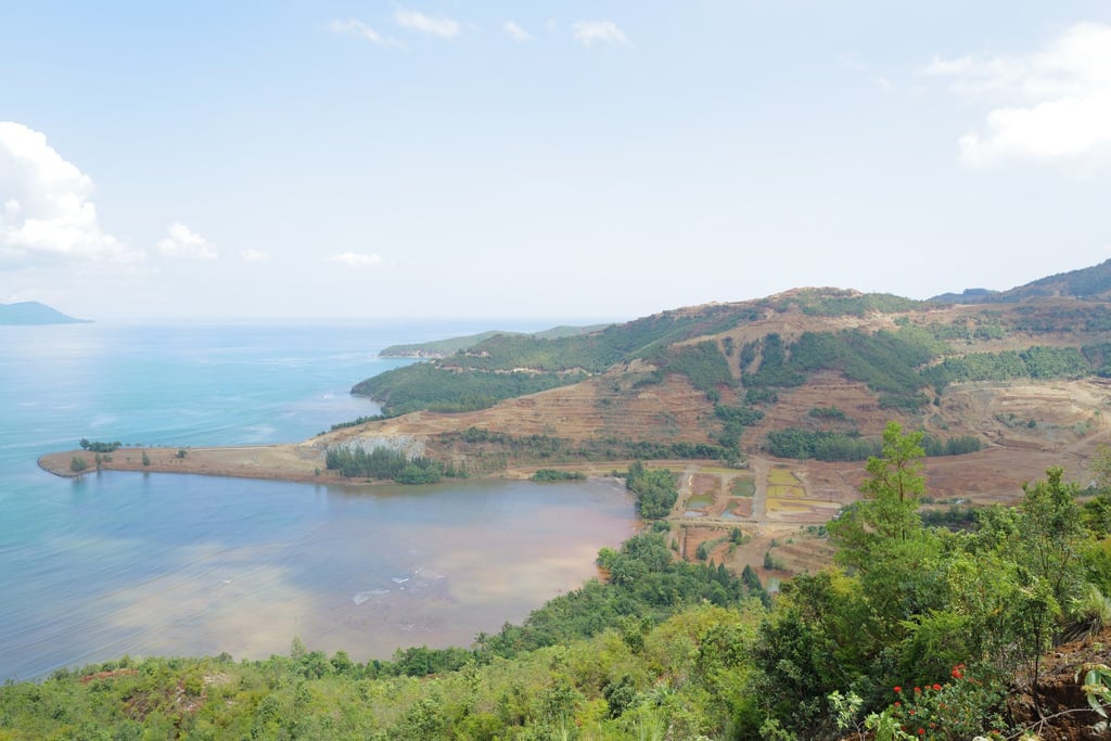 Open-cast nickel mining is seen near Claver town in Surigao del Norte, southern Philippines. Photo: Jeoffrey Maitem
