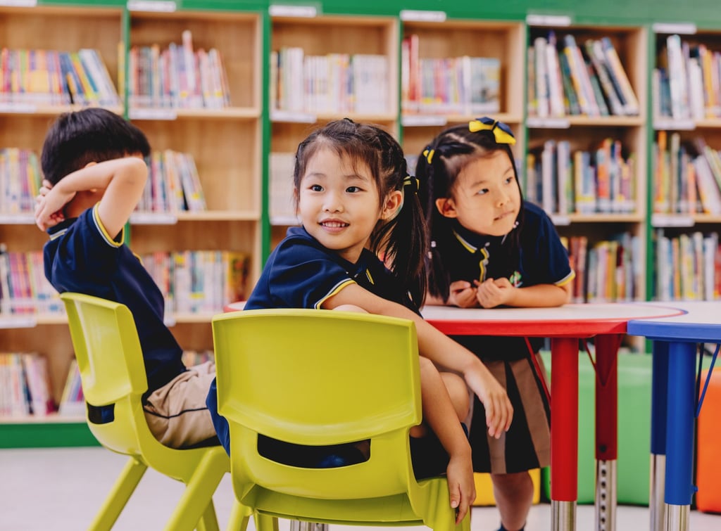 Children in class at the Christian Alliance P.C. Lau Memorial International School, Hong Kong. Photo: Jocelyn Tam