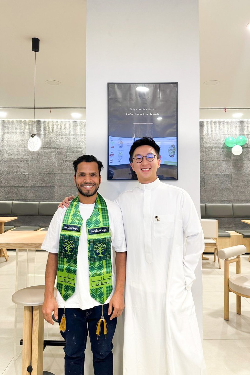 King Leung (right) moved to Saudi Arabia in 2023. Photo: Handout King Leung (right) moved to Saudi Arabia in 2023. Photo: Handout