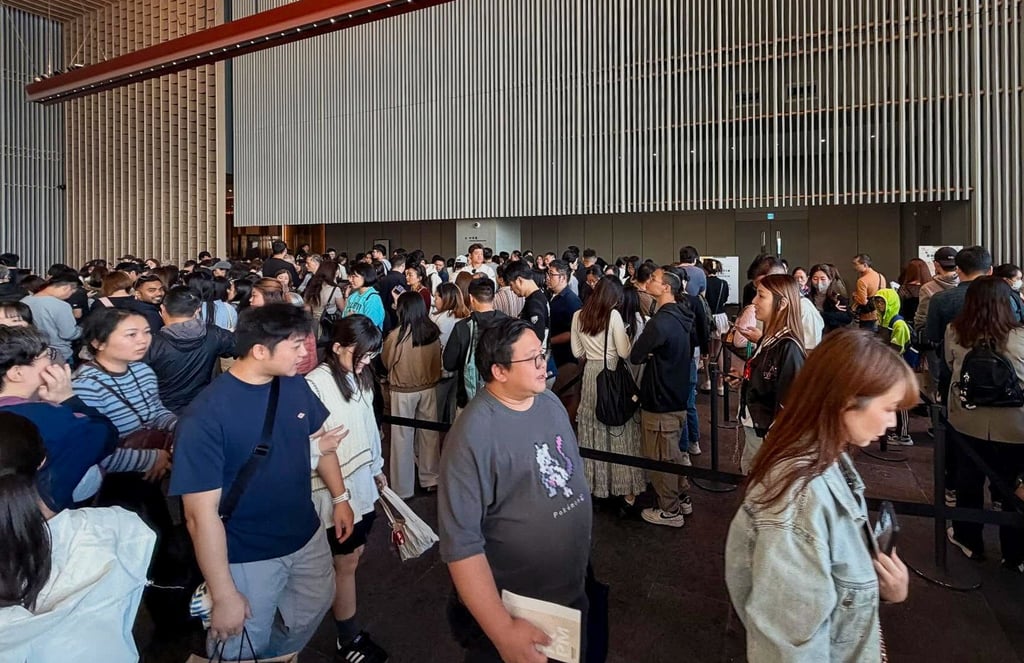 Hours-long lines formed at the Hong Kong Palace Museum on Saturday for “Ancient Egypt Unveiled: Treasures from Egyptian Museums”. Photo: Handout Hours-long lines formed at the Hong Kong Palace Museum on Saturday for “Ancient Egypt Unveiled: Treasures from Egyptian Museums”. Photo: Handout