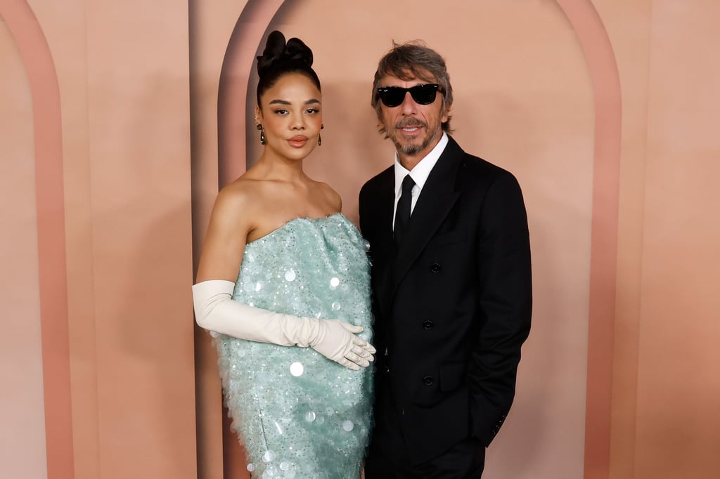 Designer Pierpaolo Piccioli, a friend of Sozzani, attended the gala with actress Tessa Thompson. Photo: Getty Images
