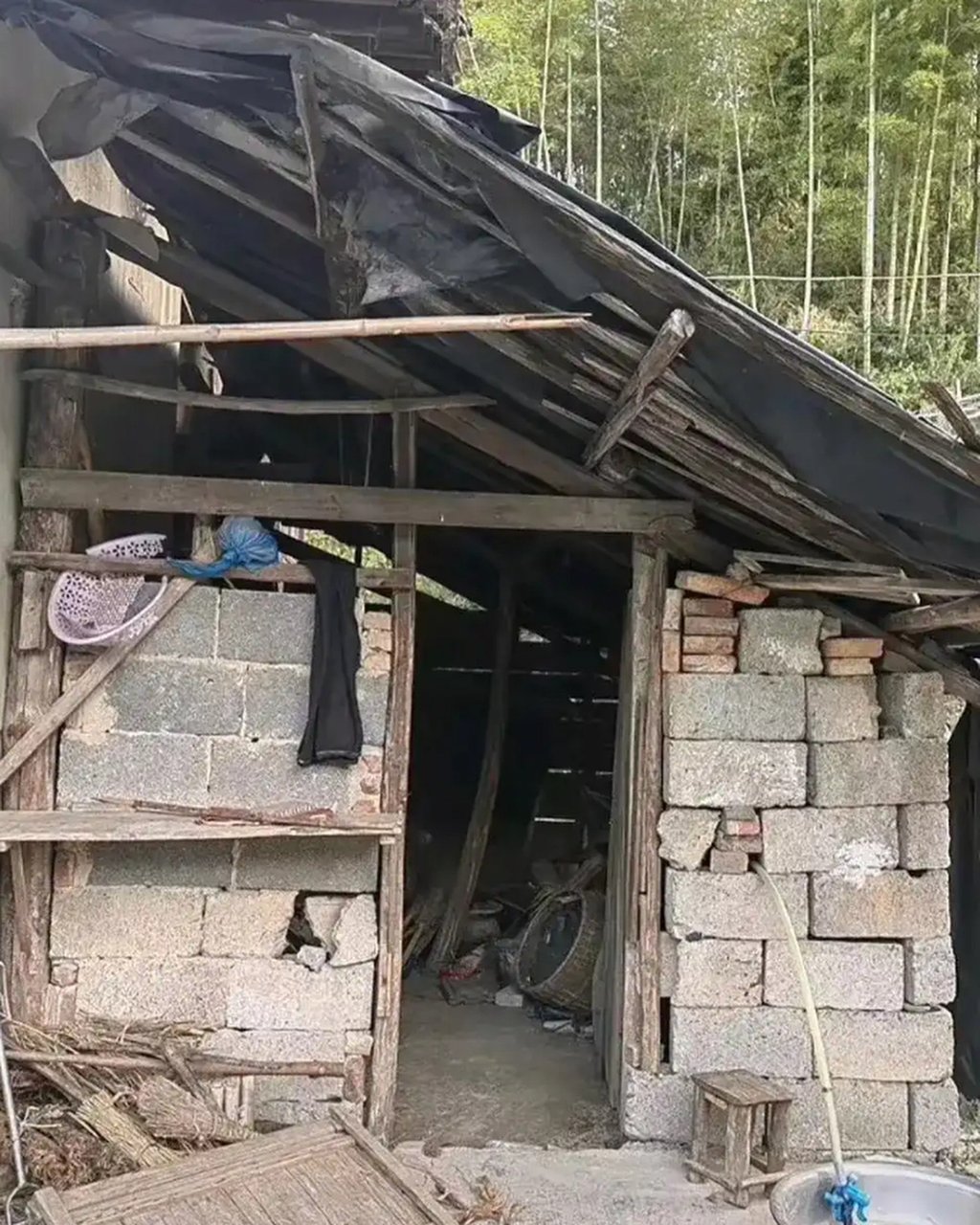 Zhang was raised in a tumbledown shack in poverty-stricken part of China. Photo: Baidu Zhang was raised in a tumbledown shack in poverty-stricken part of China. Photo: Baidu