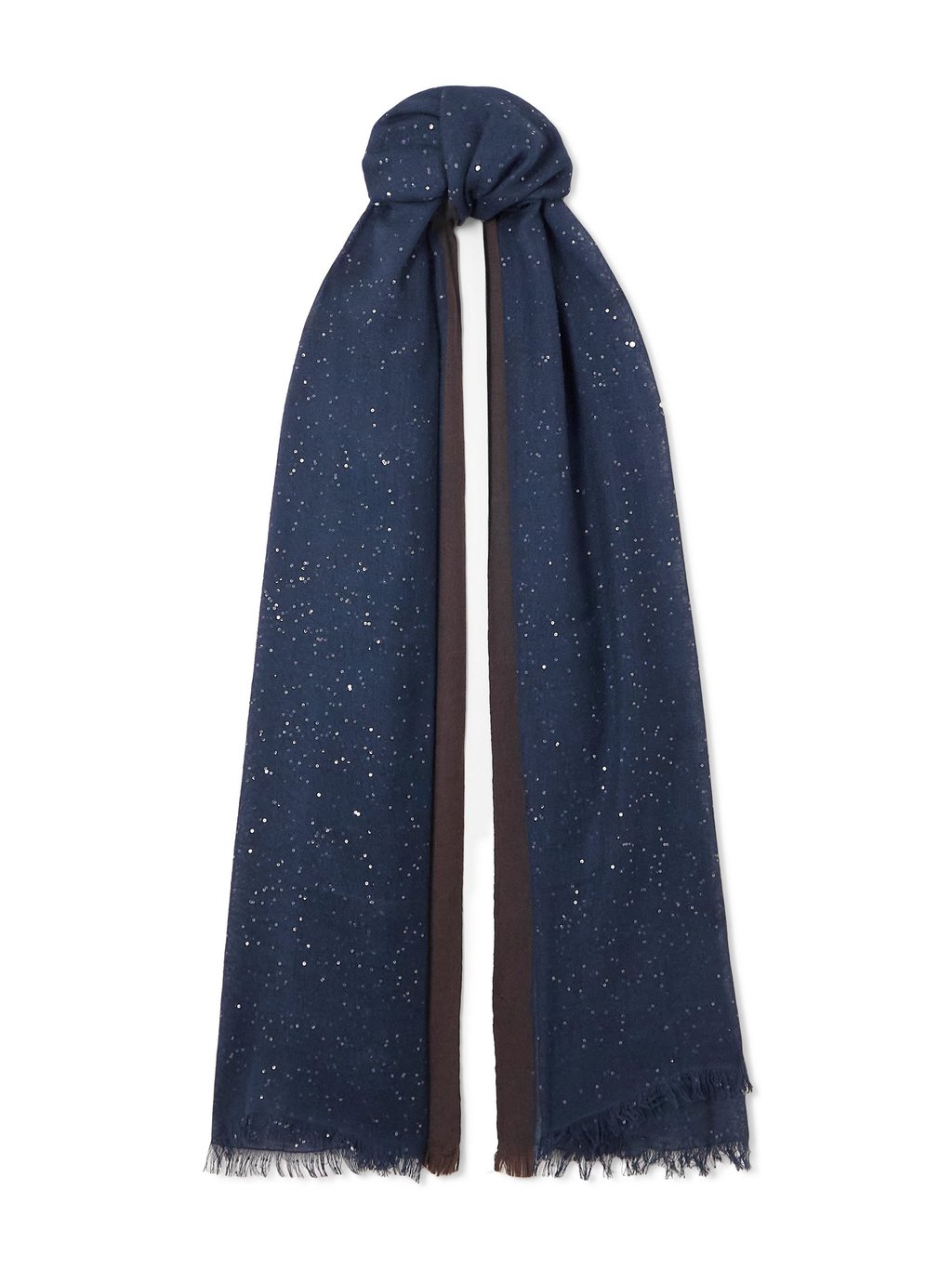 Brunello Cucinelli scarf (US$2,200) at Net-a-Porter. Photo: Handout
