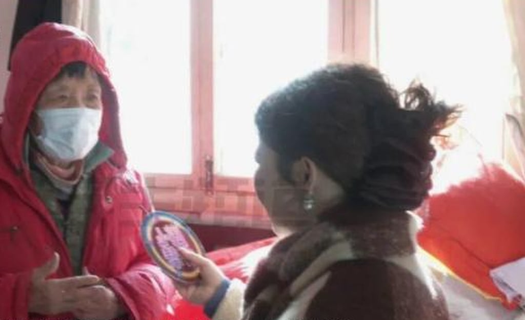 Ma shared during a local TV programme that her elder daughter wishes to sever ties with her, while her younger daughter has a mental disability and cannot care for herself. Photo: news.china.com Ma shared during a local TV programme that her elder daughter wishes to sever ties with her, while her younger daughter has a mental disability and cannot care for herself. Photo: news.china.com