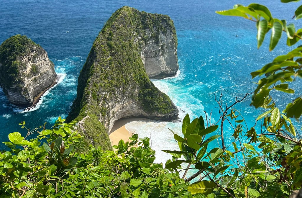 Kelingking Beach, as seen on September 24. Photo: Ralph Jennings