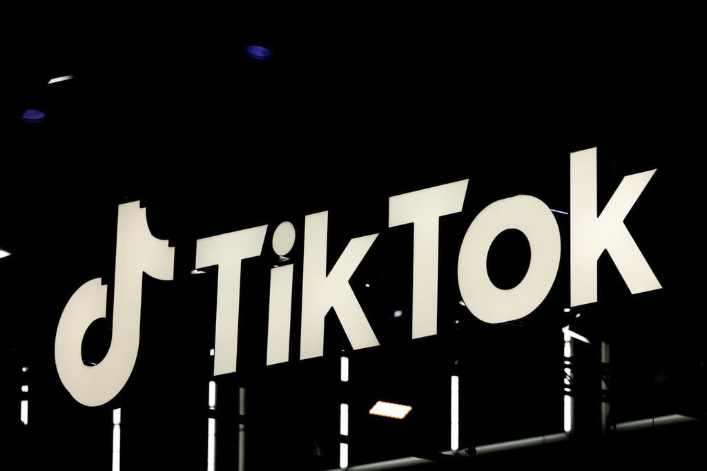 The TikTok logo is seen at Gamescom in Germany, August 24, 2022. Photo: dpa