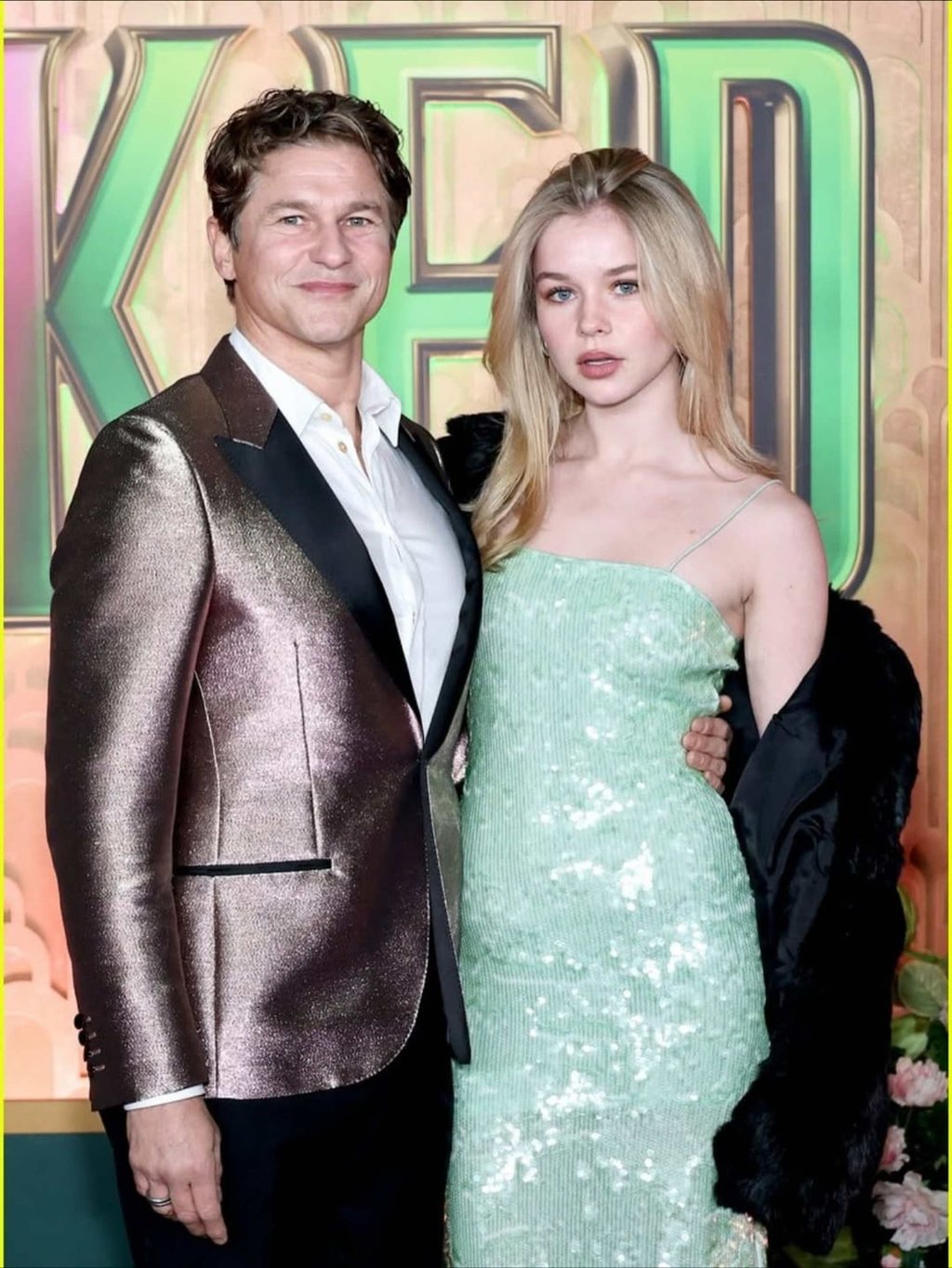 David Burtka and daughter Harper Grace Burtka-Harris at the New York premiere of Wicked: For Good. Photo: @dbelicious/Instagram