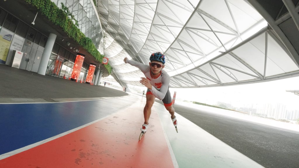 Lucas Ng, the first Singaporean to compete in a major winter sports event, credits UOB for supporting his journey from athlete to entrepreneur. Photo: UOB
