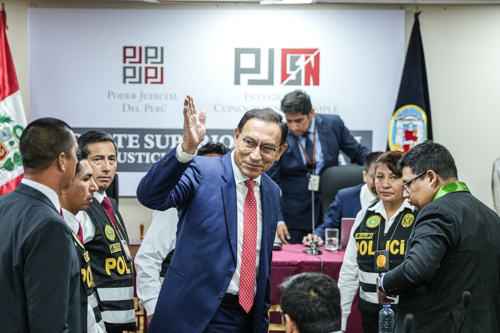 Former Peruvian president Martin Vizcarra. Photo: EPA Former Peruvian president Martin Vizcarra. Photo: EPA