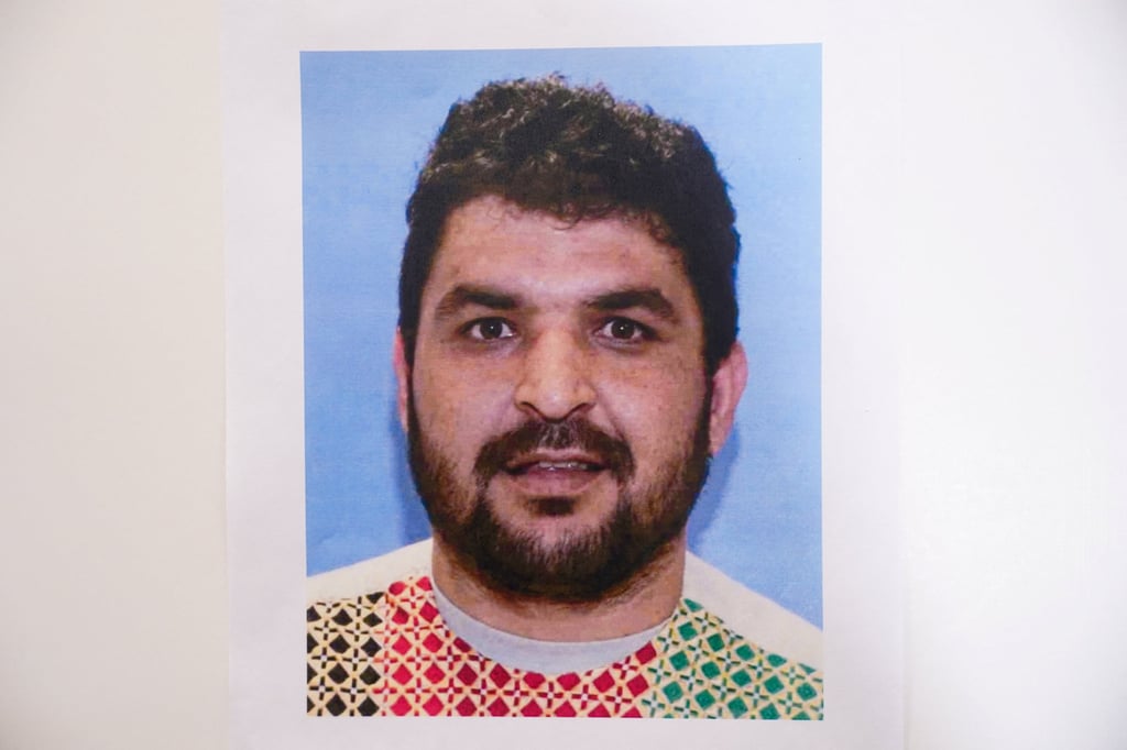 A picture of Rahmanullah Lakanwal, an Afghan national who is the suspect in the shooting of two National Guard members, is displayed at a press conference in Washington on Thursday. Photo: Reuters A picture of Rahmanullah Lakanwal, an Afghan national who is the suspect in the shooting of two National Guard members, is displayed at a press conference in Washington on Thursday. Photo: Reuters
