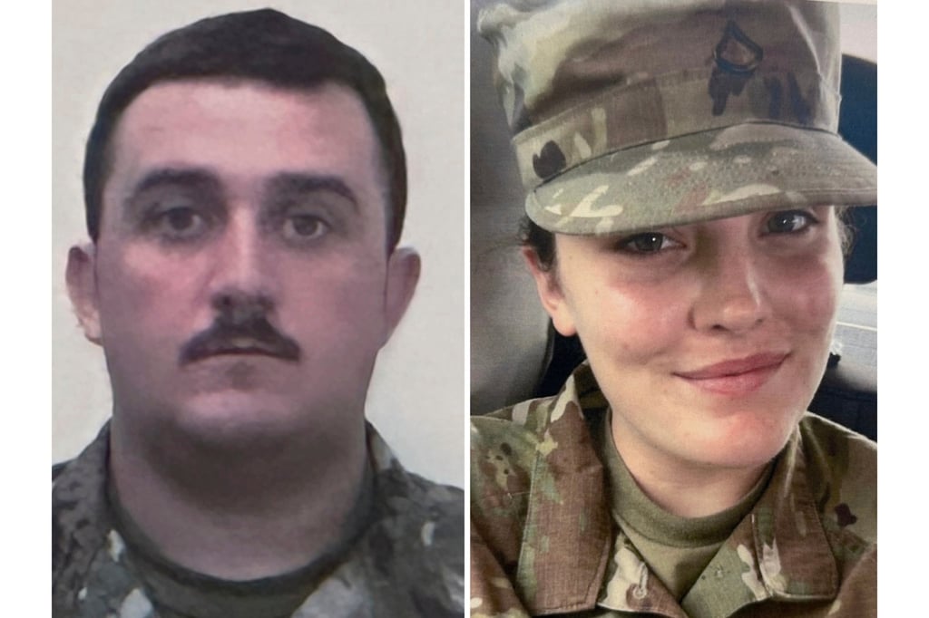 National Guard members, Staff Sergeant Andrew Wolfe and Specialist Sarah Beckstrom. Photo: US Attorney’s Office via AP National Guard members, Staff Sergeant Andrew Wolfe and Specialist Sarah Beckstrom. Photo: US Attorney’s Office via AP