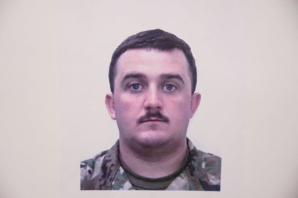 National Guard member Andrew Wolfe. Photo: Reuters