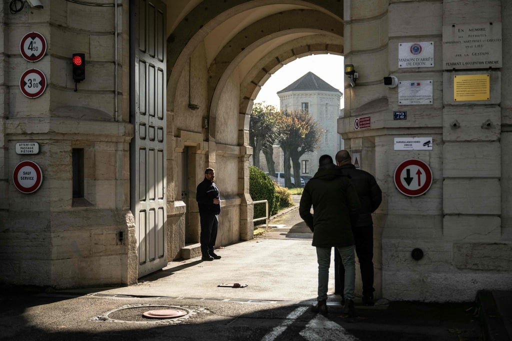 The entrance door of the prison. Photo: AFP