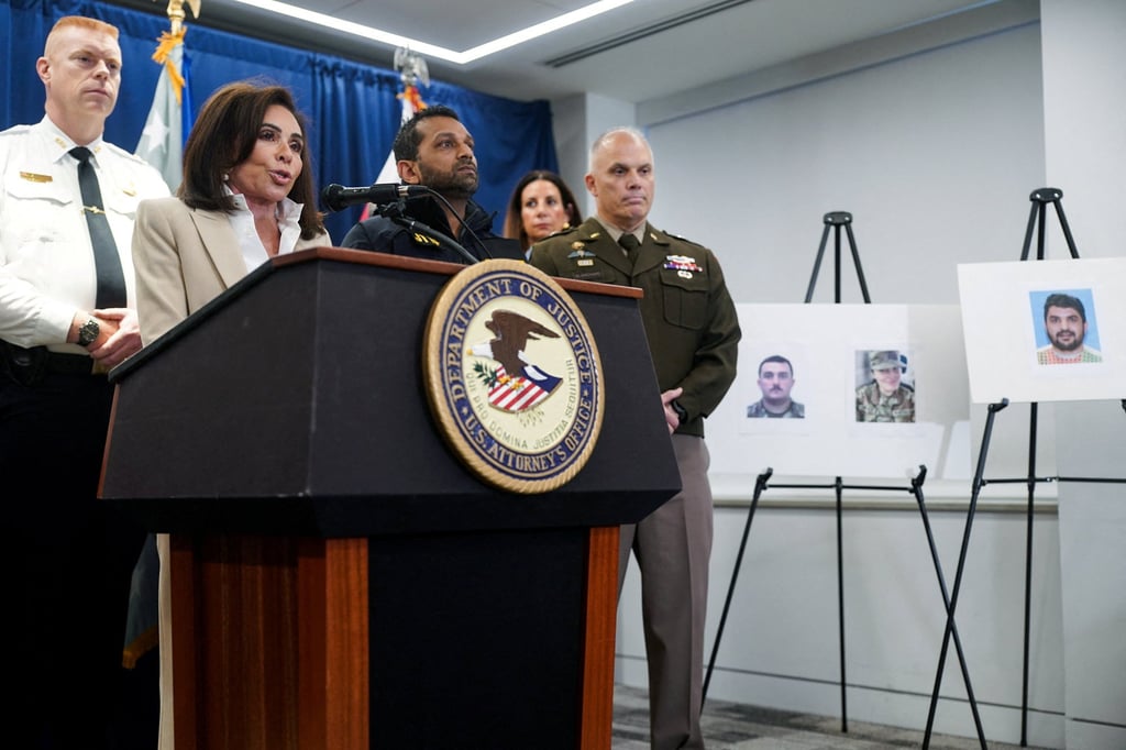 US Attorney for DC Jeanine Pirro speaks during a press conference with FBI Director Kash Patel and other authorities in Washington on Thursday. Photo: Reuters US Attorney for DC Jeanine Pirro speaks during a press conference with FBI Director Kash Patel and other authorities in Washington on Thursday. Photo: Reuters