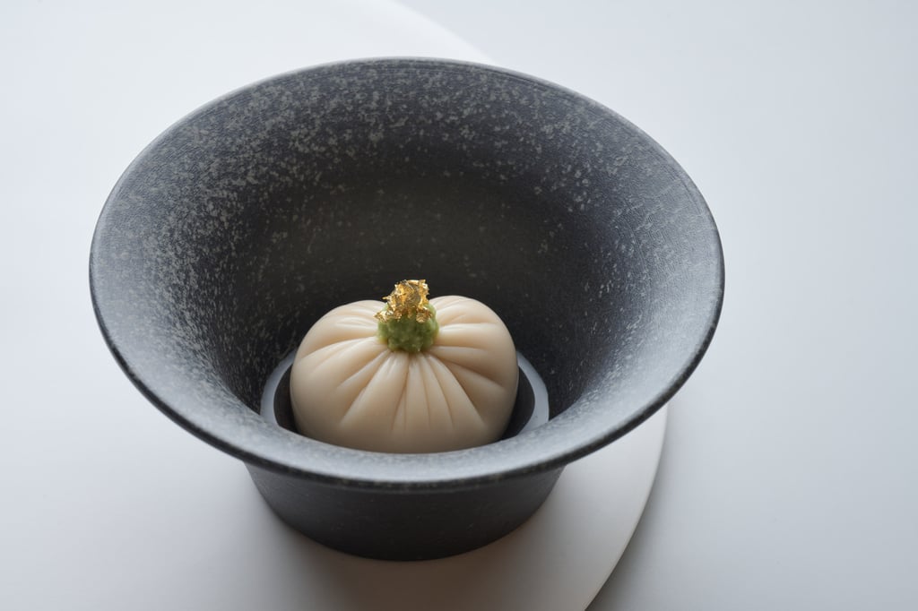 The white sesame tofu at Mosu. Photo: Mosu