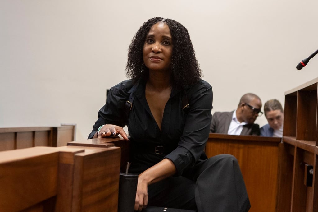 Duduzile Zuma-Sambudla appears in court in Durban, South Africa earlier this month. Photo: EPA Duduzile Zuma-Sambudla appears in court in Durban, South Africa earlier this month. Photo: EPA