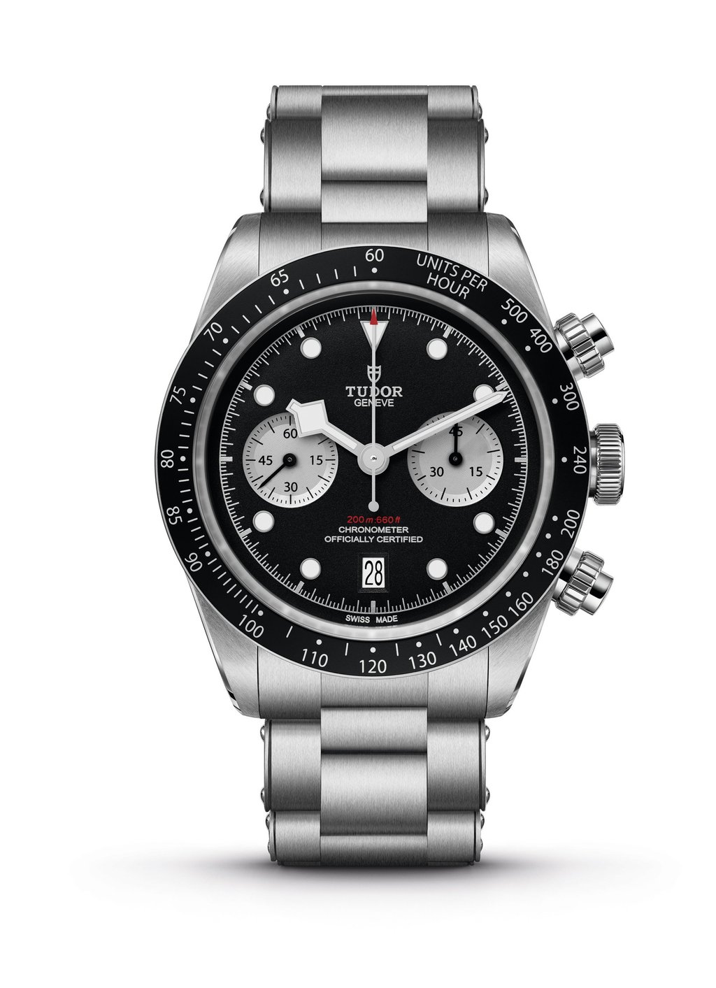 Tudor Black Bay Chrono watch (US$8,900). Photo: Handout