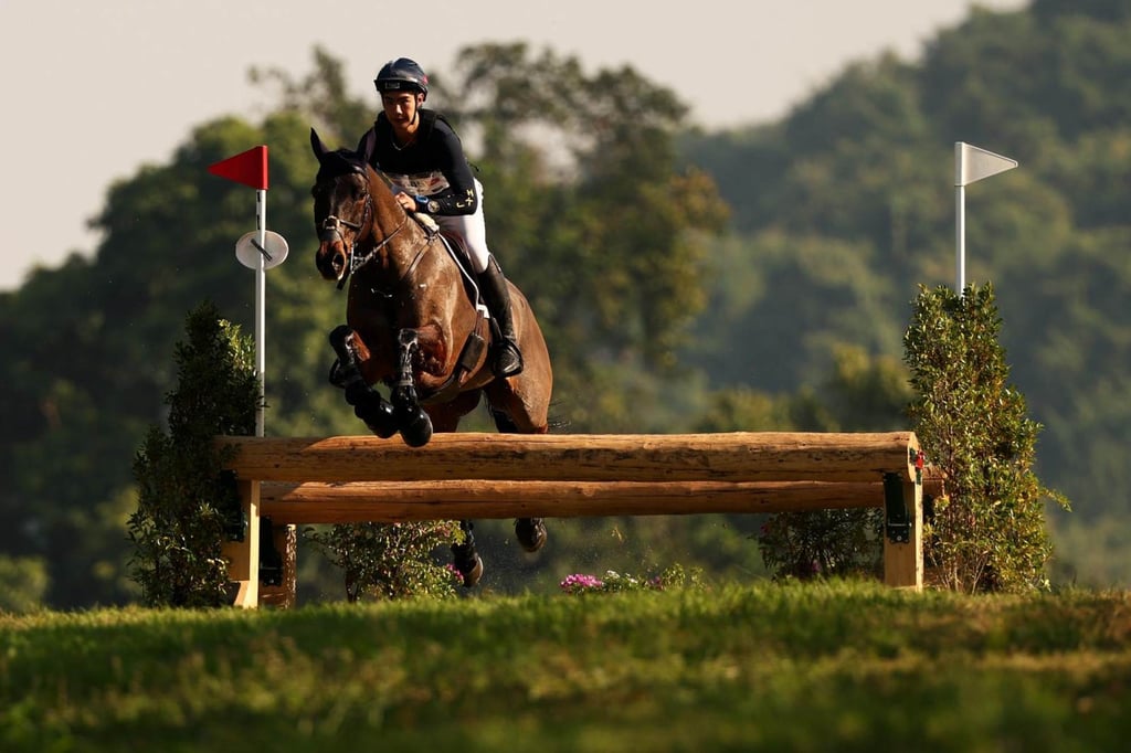 Owen Wong during his show jumping round. Photo: FEI