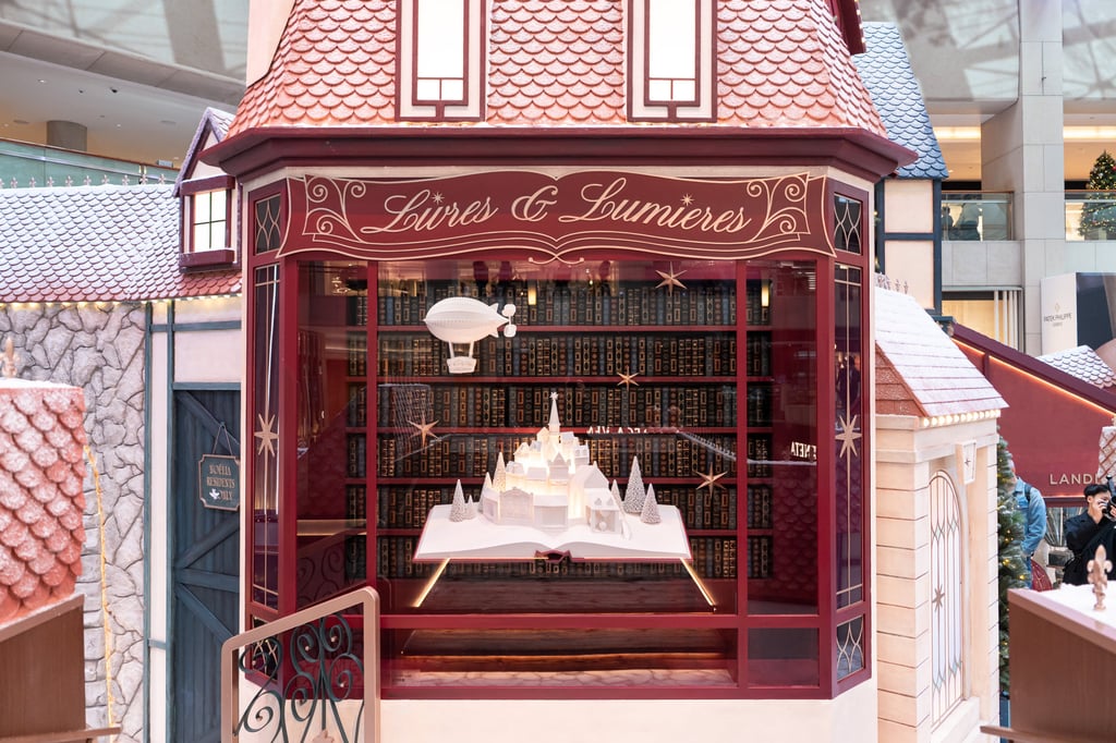 The Livres & Lumières bookshop is bringing plenty of Christmas vibes. Photo: Handout