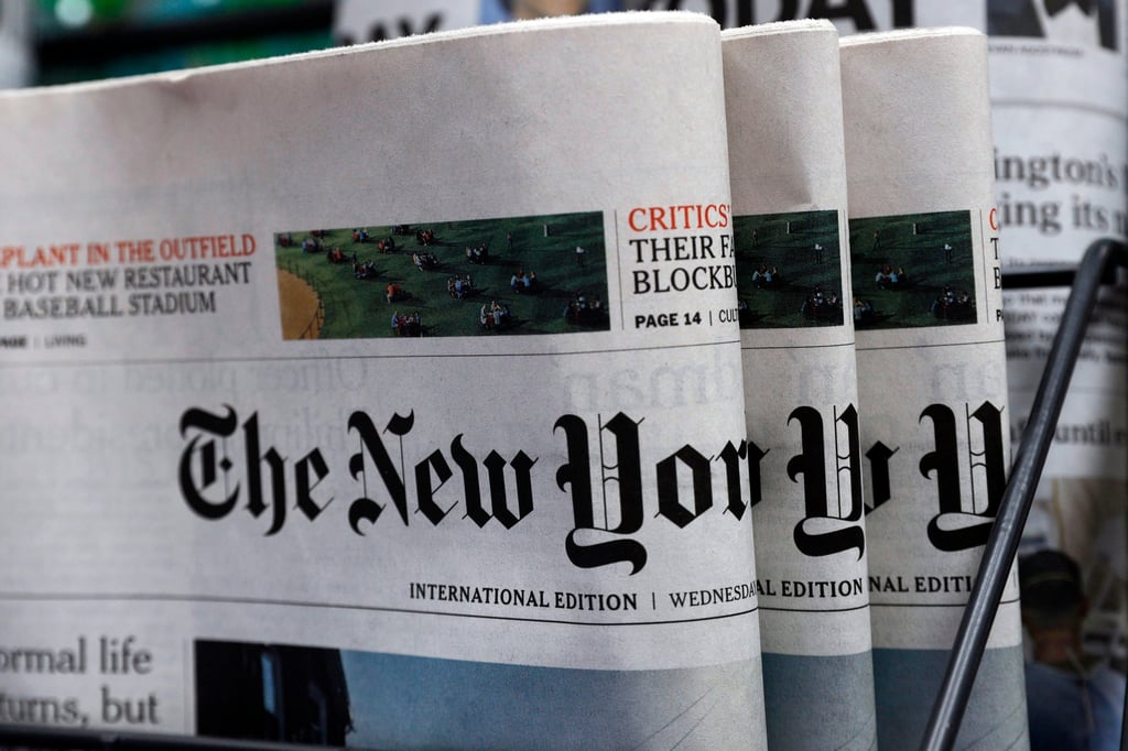 The New York Times on Thursday filed a lawsuit challenging the Pentagon’s new restrictive media policy, saying it was unconstitutional. Photo: AP