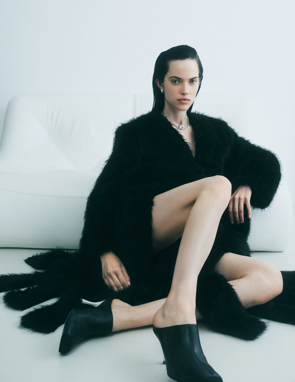 Coat: Simone Rocha. Shoes: Maison Margiela MM6 Coat: Simone Rocha. Shoes: Maison Margiela MM6