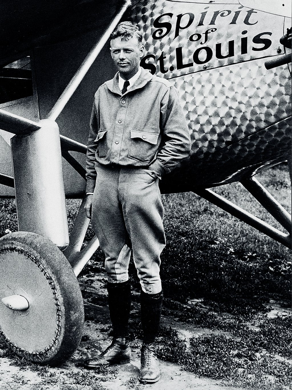 American aviator Charles Lindbergh in May 1927, just before making his successful transatlantic non-stop solo flight from New York to Paris. Photo: Handout
