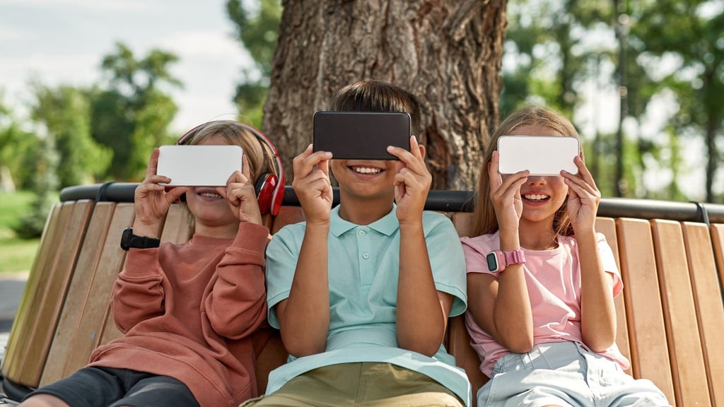 Internet savvy Gen Alpha children are peppering their language with ever more colourful – and confusing – slang terms. Photo: Shutterstock