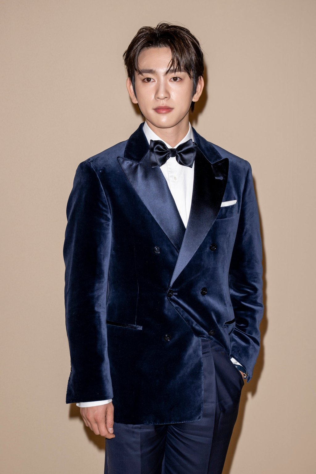 K-pop singer Jinyoung at the Brunello Cucinelli film premiere. Photo: WireImage